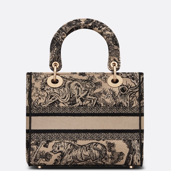 New Christian Dior MEDIUM LADY D-LITE BAG
Brown Toile de Jouy Embroidery - Picture 7 of 8